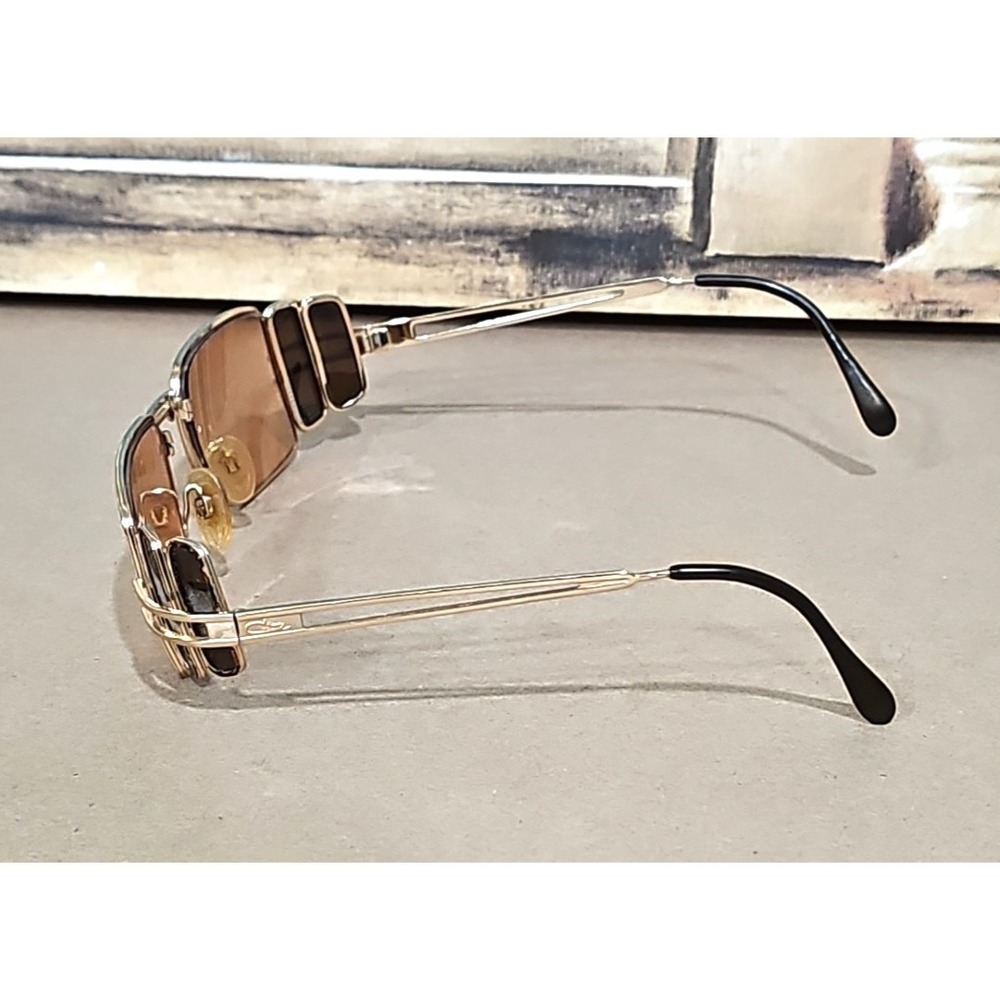 Vintage Cazal 988 Sunglasses; Gold Frame Only - Picture 2 of 7